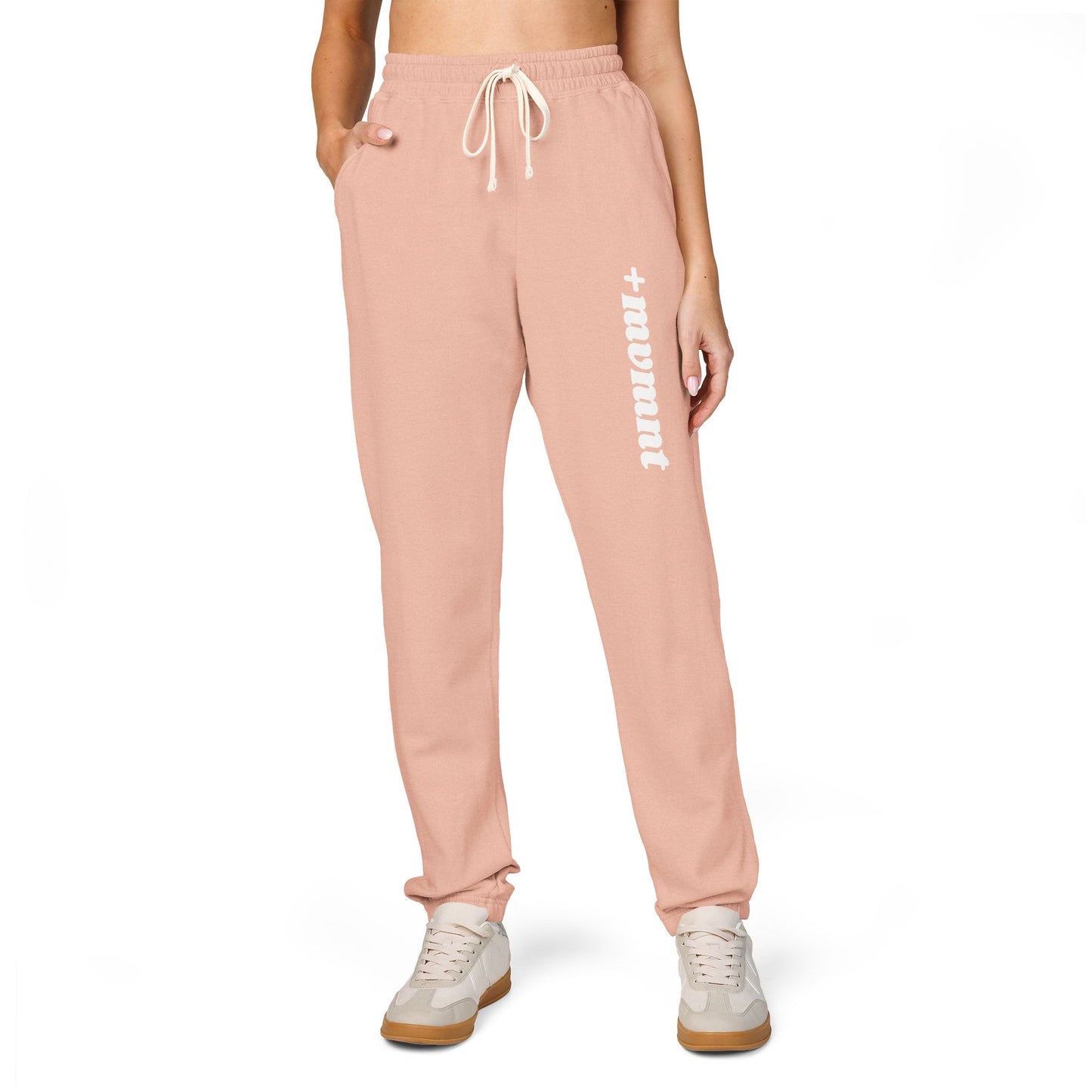 Positivity Mvmnt Logo Unisex Garment-Dyed Fleece Sweatpants