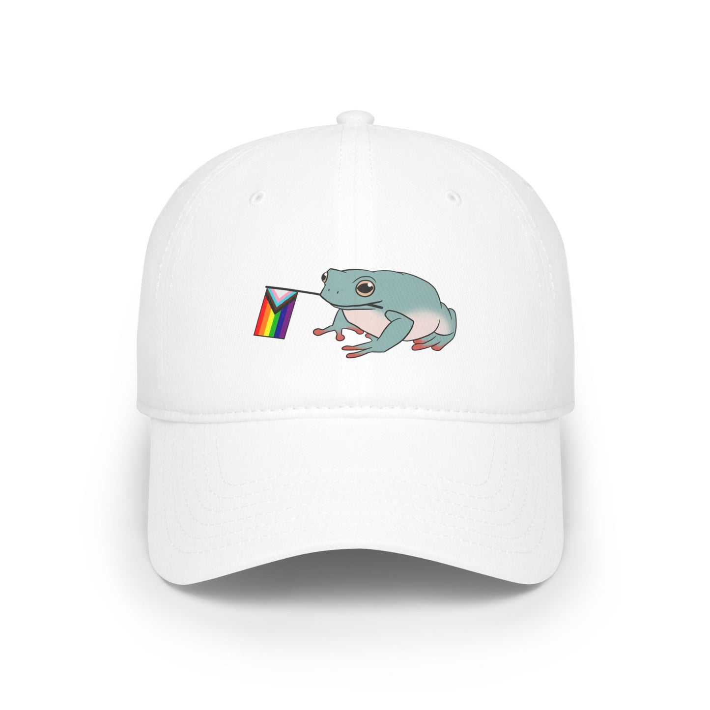 Rainbow Frog Baseball Cap - Pride Hat, LGBTQ+ Accessories, Fun Outdoor Gear, Unique Gift Idea, Casual Wear
