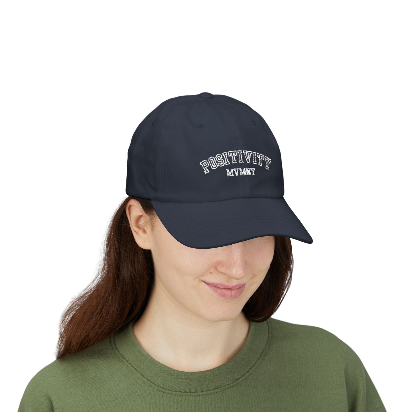 Positivity Mvmnt (Varsity Edition) Embroidered Baseball Cap