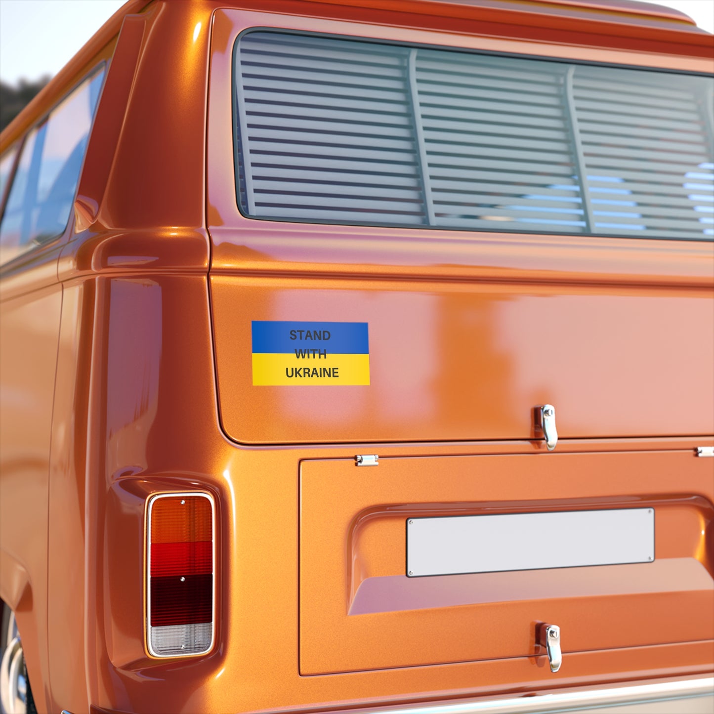 STAND WITH UKRAINE Bumper Stickers, Car Decals, Support Ukraine, Protest Accessories, Inspirational Sticks, Eco-Friendly Stickers