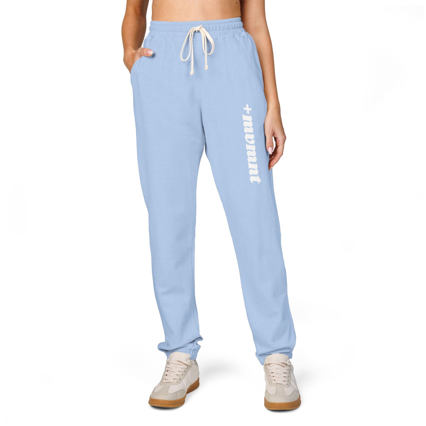 Positivity Mvmnt Logo Unisex Garment-Dyed Fleece Sweatpants