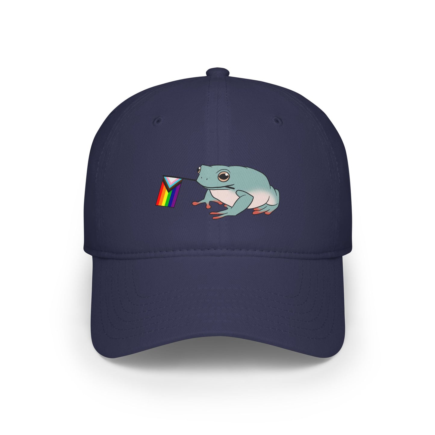 Rainbow Frog Baseball Cap - Pride Hat, LGBTQ+ Accessories, Fun Outdoor Gear, Unique Gift Idea, Casual Wear