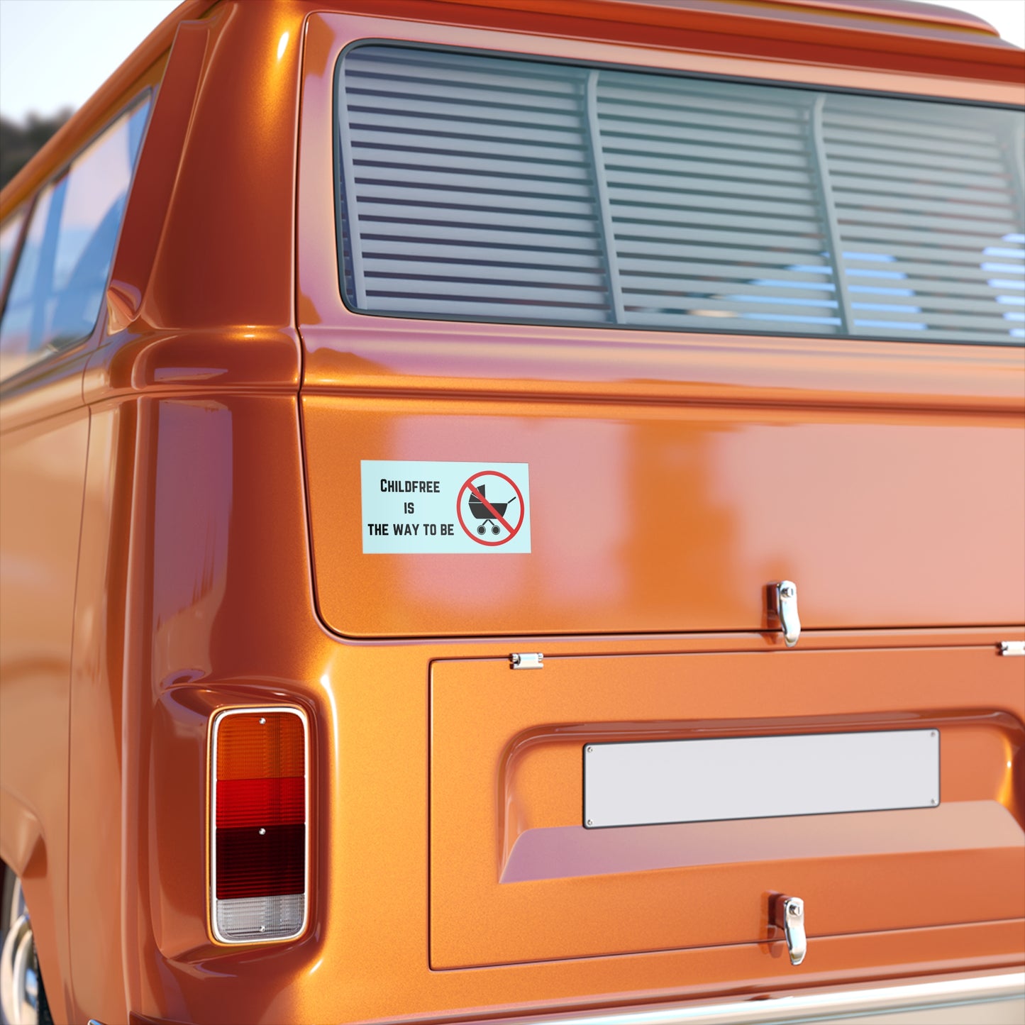 Childfree Lifestyle Bumper Sticker - Fun & Bold Car Décor