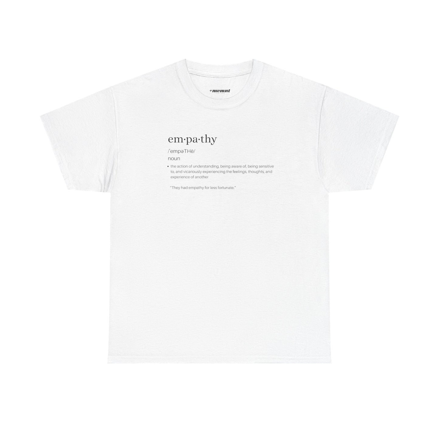 Empathy Definition Tee - Unisex Heavy Cotton Shirt, Gift for Empathetic Souls, Positive Affirmation Shirt, Casual Wear, Inspirational Gift