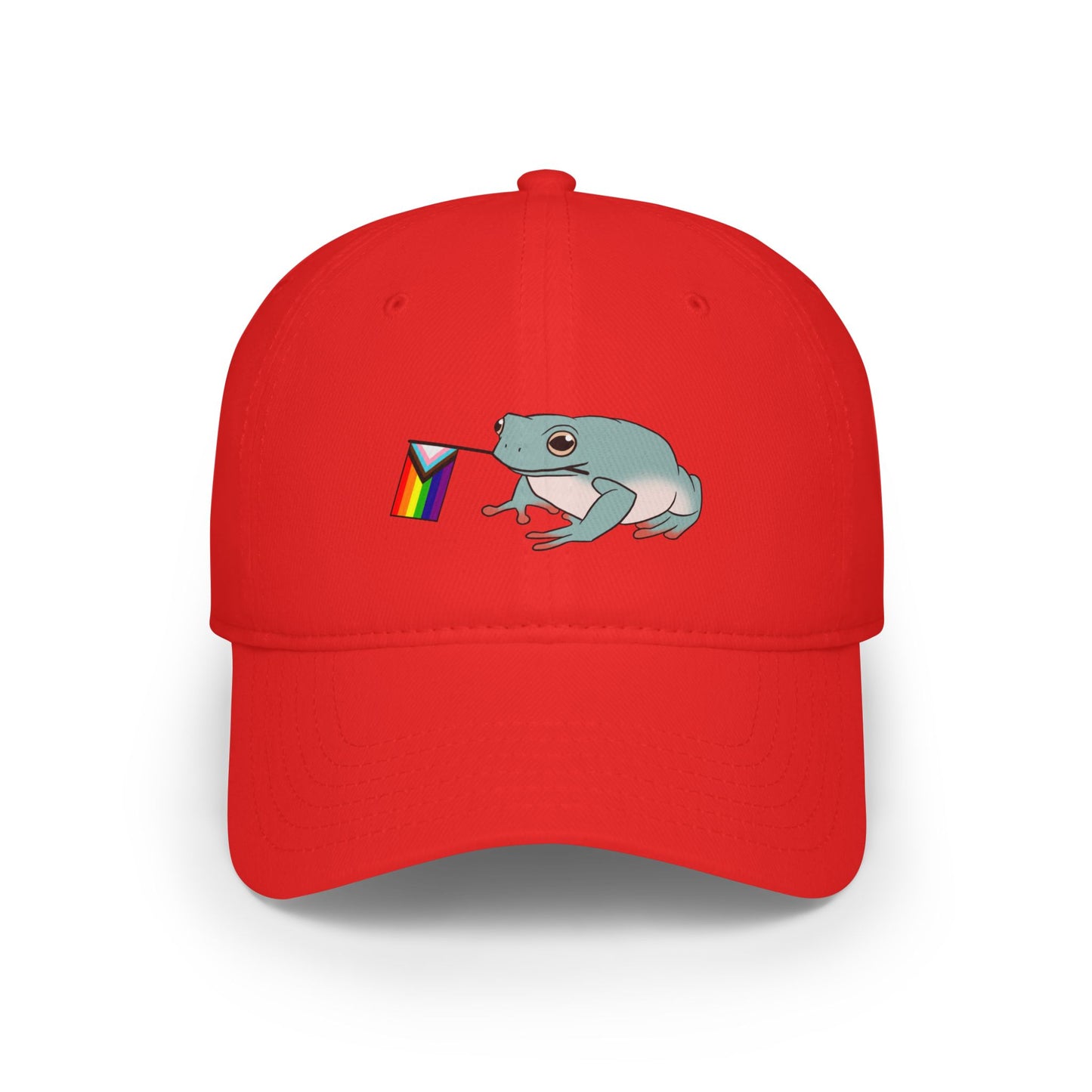 Rainbow Frog Baseball Cap - Pride Hat, LGBTQ+ Accessories, Fun Outdoor Gear, Unique Gift Idea, Casual Wear