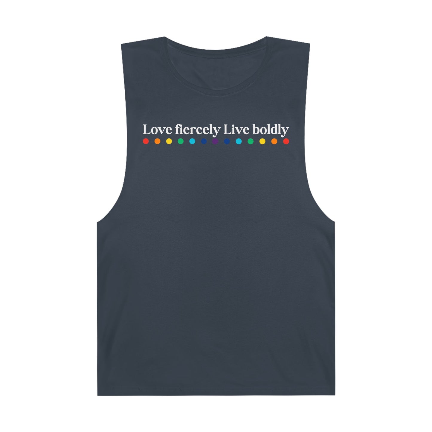 "Love fiercely Live boldly" PRIDE Unisex Tank