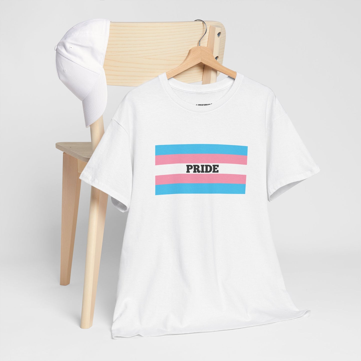 Trans Pride Unisex Heavy Cotton Tee - Celebrate Diversity, LGBTQ+ Shirt, Casual Pride Apparel, Inclusive T-Shirt