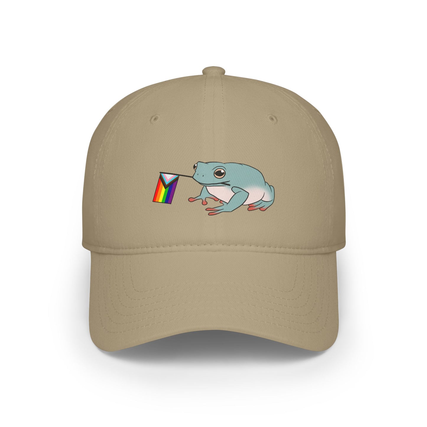Rainbow Frog Baseball Cap - Pride Hat, LGBTQ+ Accessories, Fun Outdoor Gear, Unique Gift Idea, Casual Wear