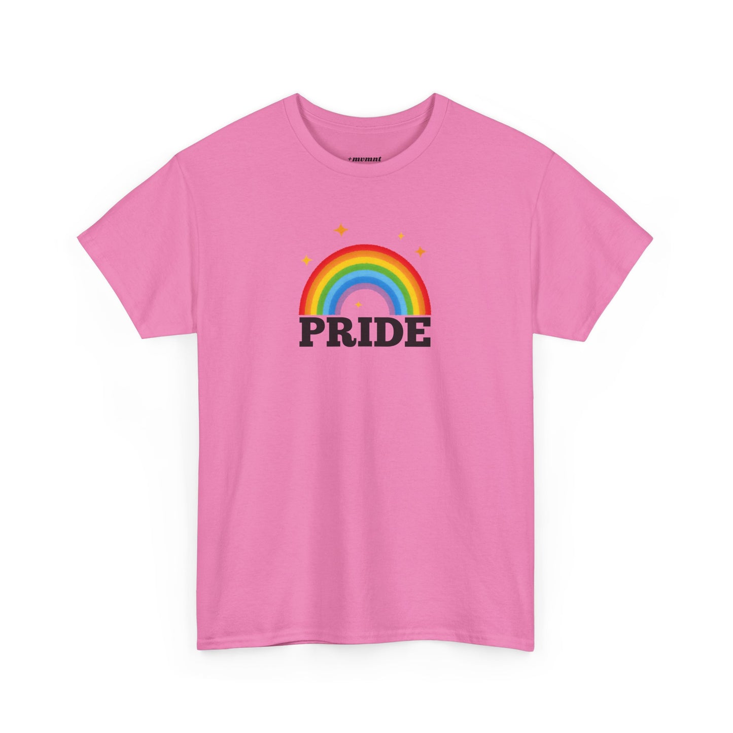 Pride Rainbow Unisex Heavy Cotton Tee, LGBTQ+ Apparel, Festival Shirt, Support Equality, Pride Month Celebration