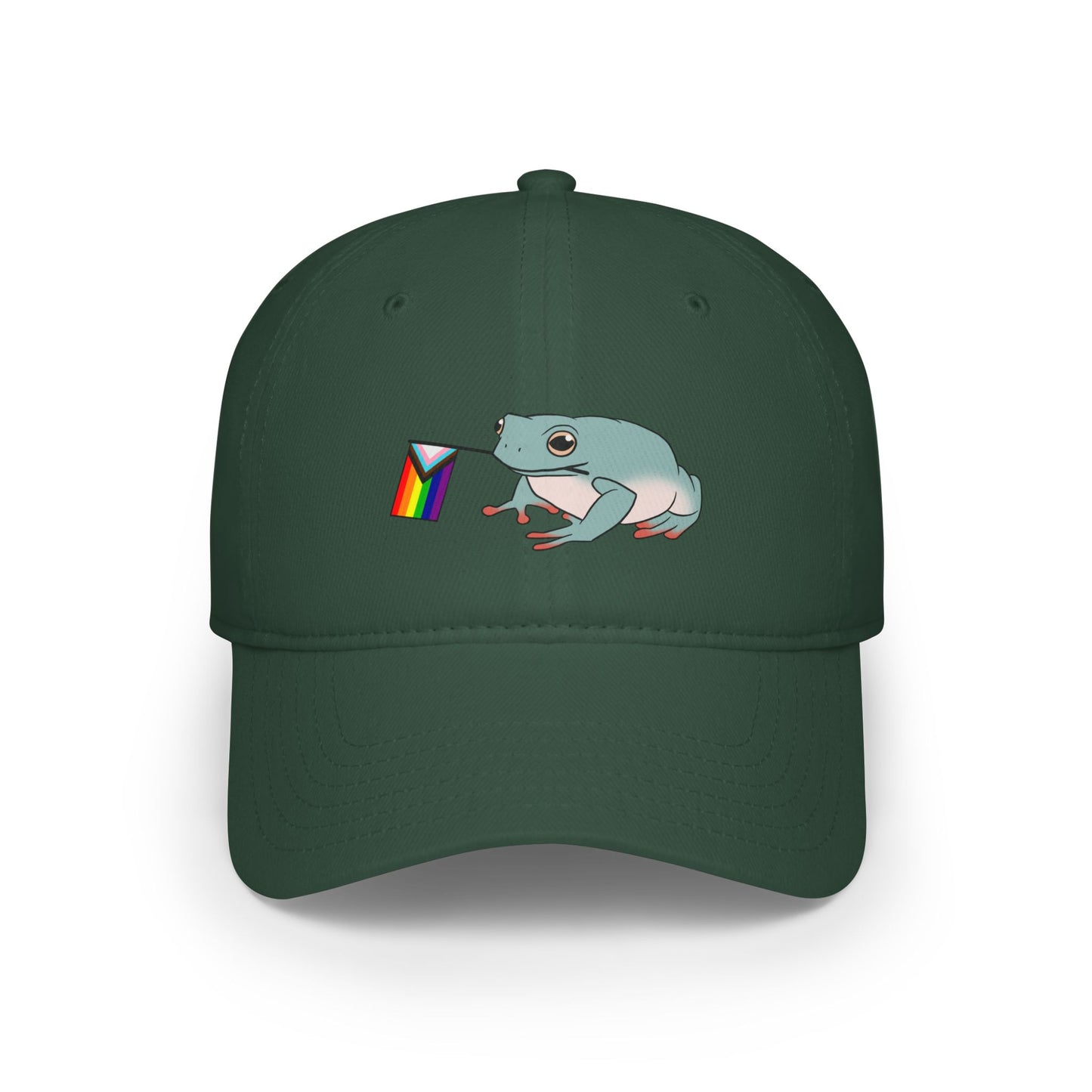 Rainbow Frog Baseball Cap - Pride Hat, LGBTQ+ Accessories, Fun Outdoor Gear, Unique Gift Idea, Casual Wear