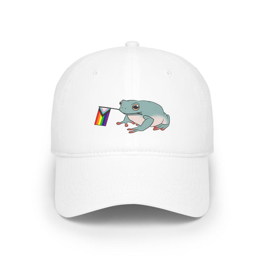Rainbow Frog Baseball Cap - Pride Hat, LGBTQ+ Accessories, Fun Outdoor Gear, Unique Gift Idea, Casual Wear