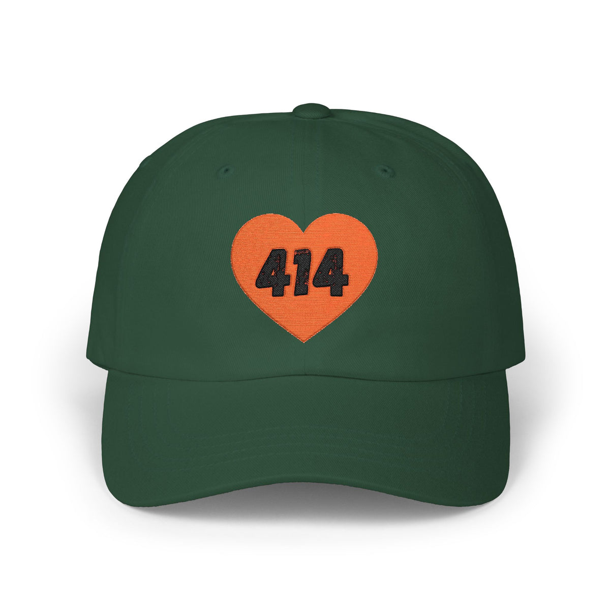 Milwaukee 414 Heart Baseball Hat