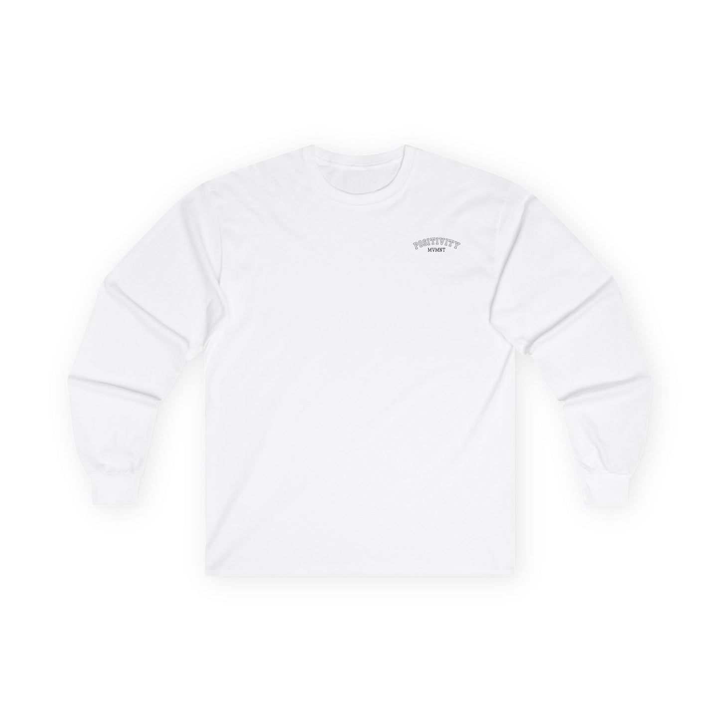 Positivity Mvmt Long Sleeve Tee — "Join the Positivity" Cotton Shirt