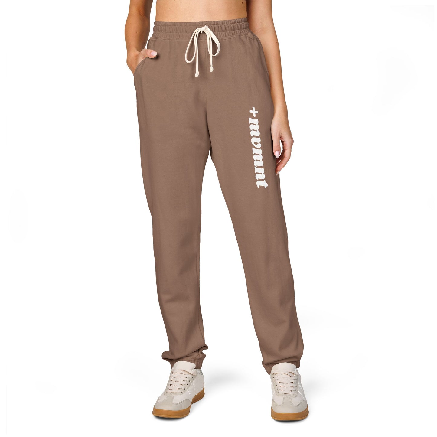 Positivity Mvmnt Logo Unisex Garment-Dyed Fleece Sweatpants