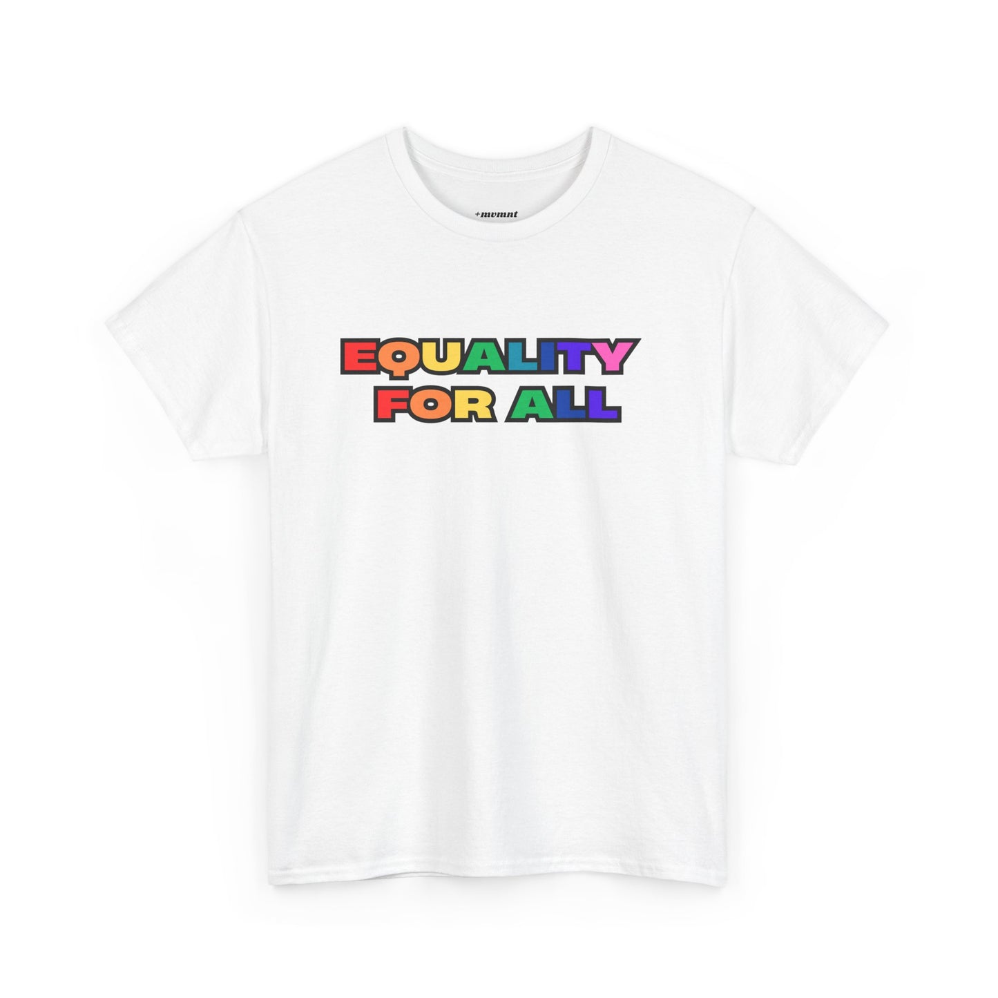 Unisex Equality Statement Tee, Pride Shirt, LGBTQ+ Apparel, Equality For All Top, Casual Unisex T-Shirt, Gift for Activists