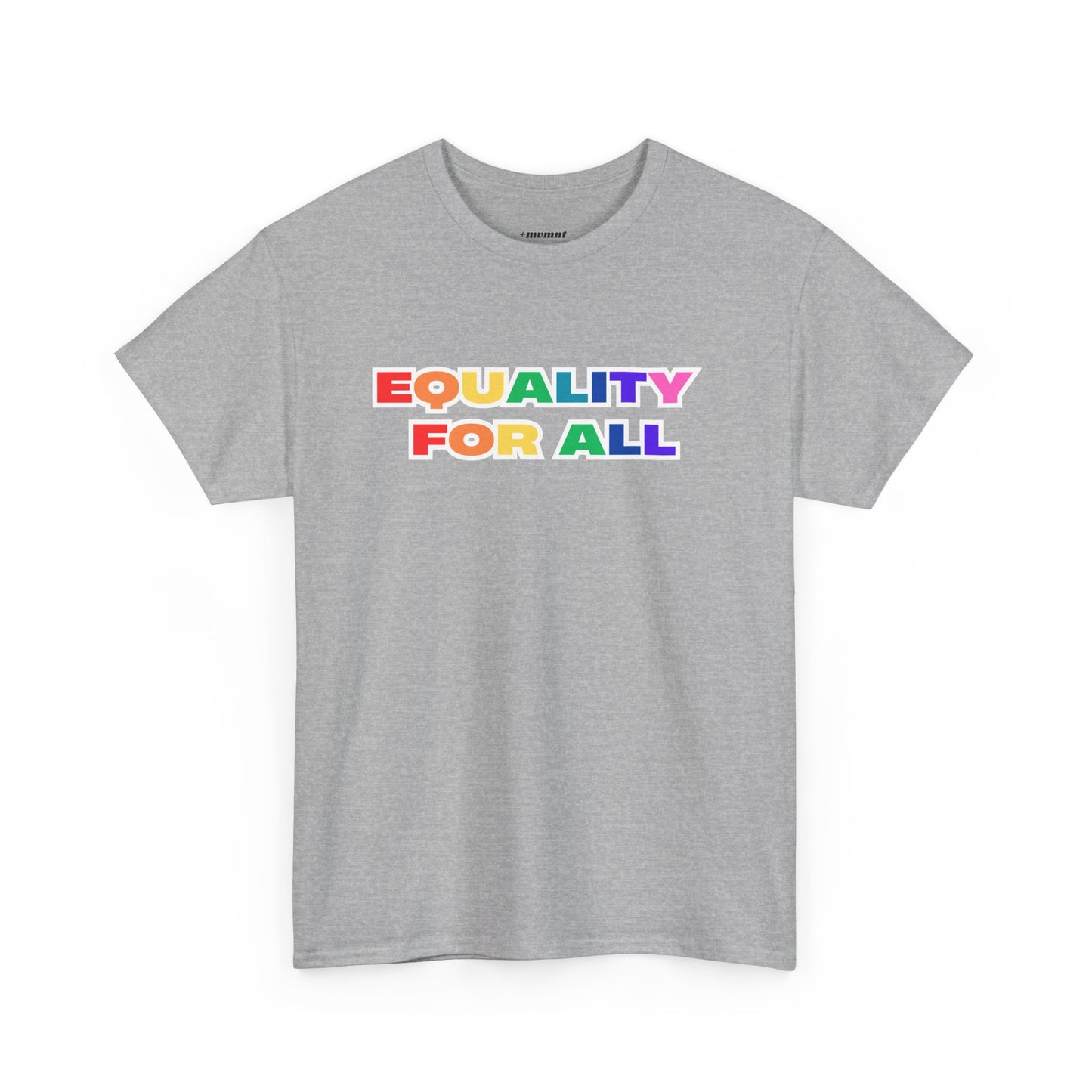 Unisex Equality Statement Tee, Pride Shirt, LGBTQ+ Apparel, Equality For All Top, Casual Unisex T-Shirt, Gift for Activists