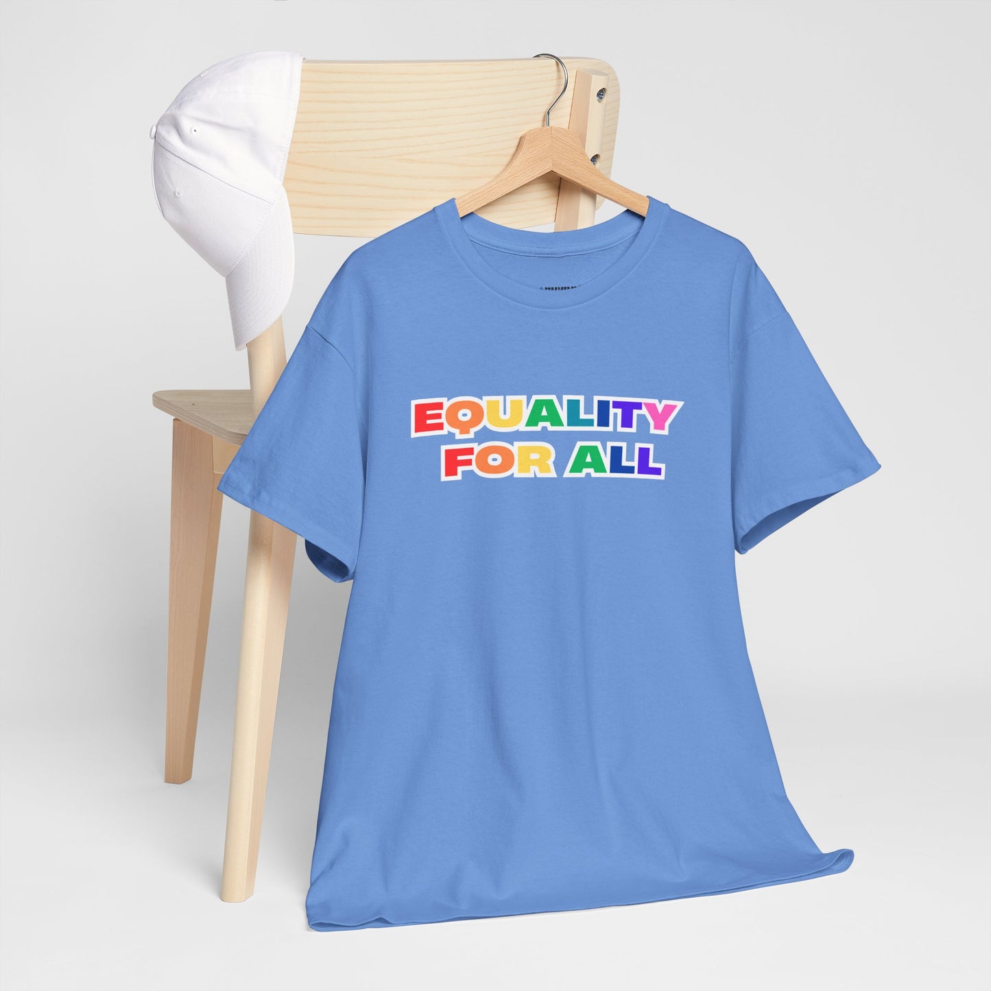 Unisex Equality Statement Tee, Pride Shirt, LGBTQ+ Apparel, Equality For All Top, Casual Unisex T-Shirt, Gift for Activists