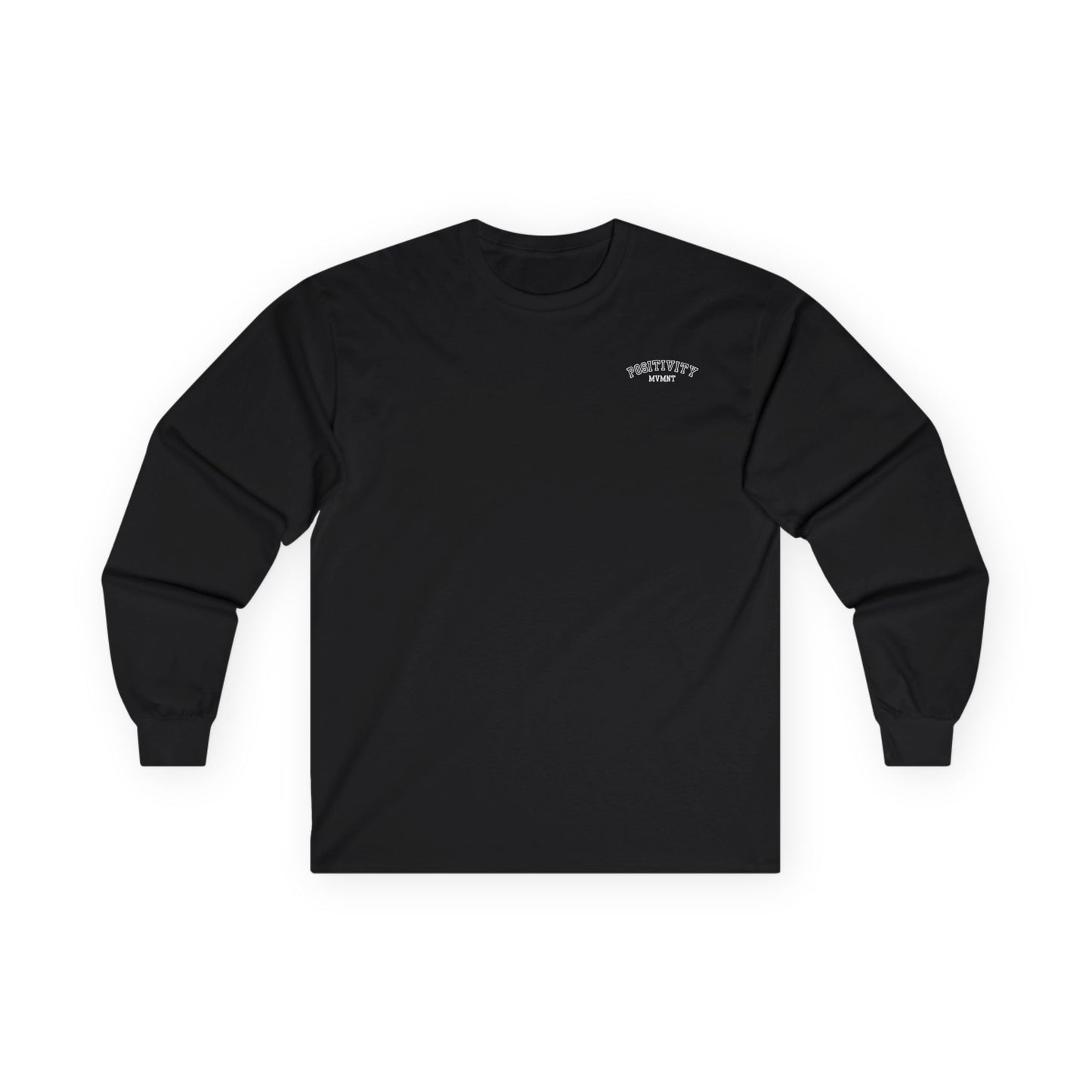 Positivity Mvmt Long Sleeve Tee — "Join the Positivity" Cotton Shirt