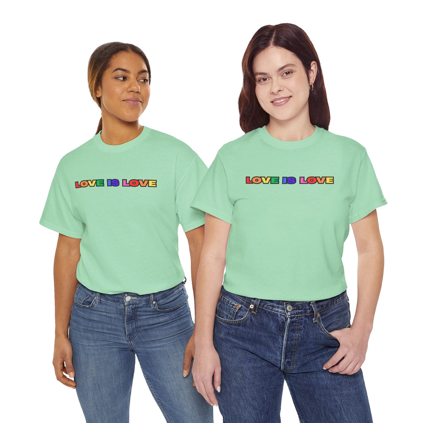 Love is Love Unisex Cotton Tee - LGBTQ+ Pride Shirt, Casual Wear, Gift Idea, Everyday Comfort, Equal Rights Apparel